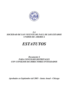 Spanish Bylaws-Document 6 District Council with Integrated Board of Directors