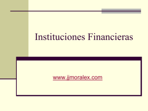 Instituciones Financieras ﻿
