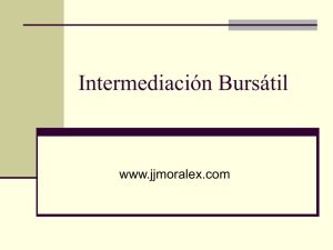 Intermediación Bursátil ﻿
