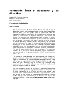 Formación  Ética  y  ciudadana  y ... didactica Programa de Estudio Introducción