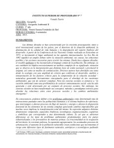 INSTITUTO SUPERIOR DE PROFESORADO N° 7 Venado Tuerto SECCIÓN:  Geografía