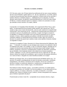 Derecho a la ciudad y al hábitat (México, 23 de enero de 2008).doc [8,71 kB]