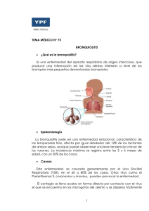 T.M. NÂº 75 - Bronquiolitis
