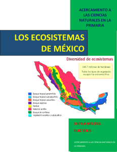 ecosistemas en mexico