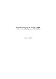 Documento oficioso sobre el Tratado de la OMPI