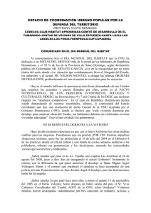 application/msword Pronunciamiento Jornadas Desalojos Cero en Dominicana (2005, espanol).doc [29,00 kB]