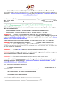 Informaci n sobre el proceso de matr cula: impreso nico para formalizar la matr cula