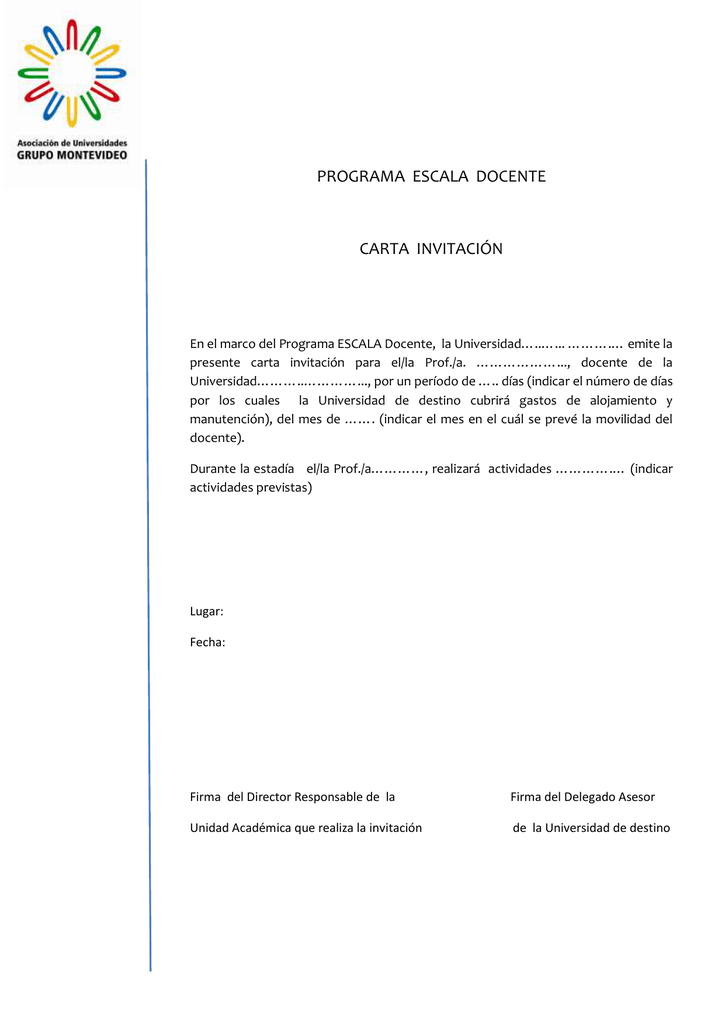 Carta De Invitacion Formato De Carta De Invitacion Ex 8870