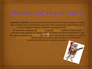 La guitarra española  .