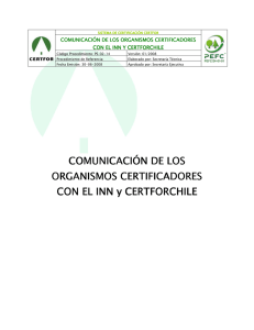 PS-02-14 Comunicación de los OC con el INN y CERTFORCHILE