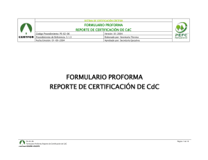 Reporte de seguimiento CdC 2014 - Alvimpress Impresores Ltda