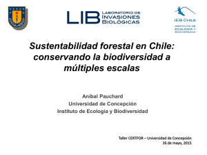 An bal Pauchard - Perspectiva Ambiental - Biodiversidad (Universidad de Concepci n)