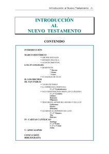 Introducción al Nuevo Testamento