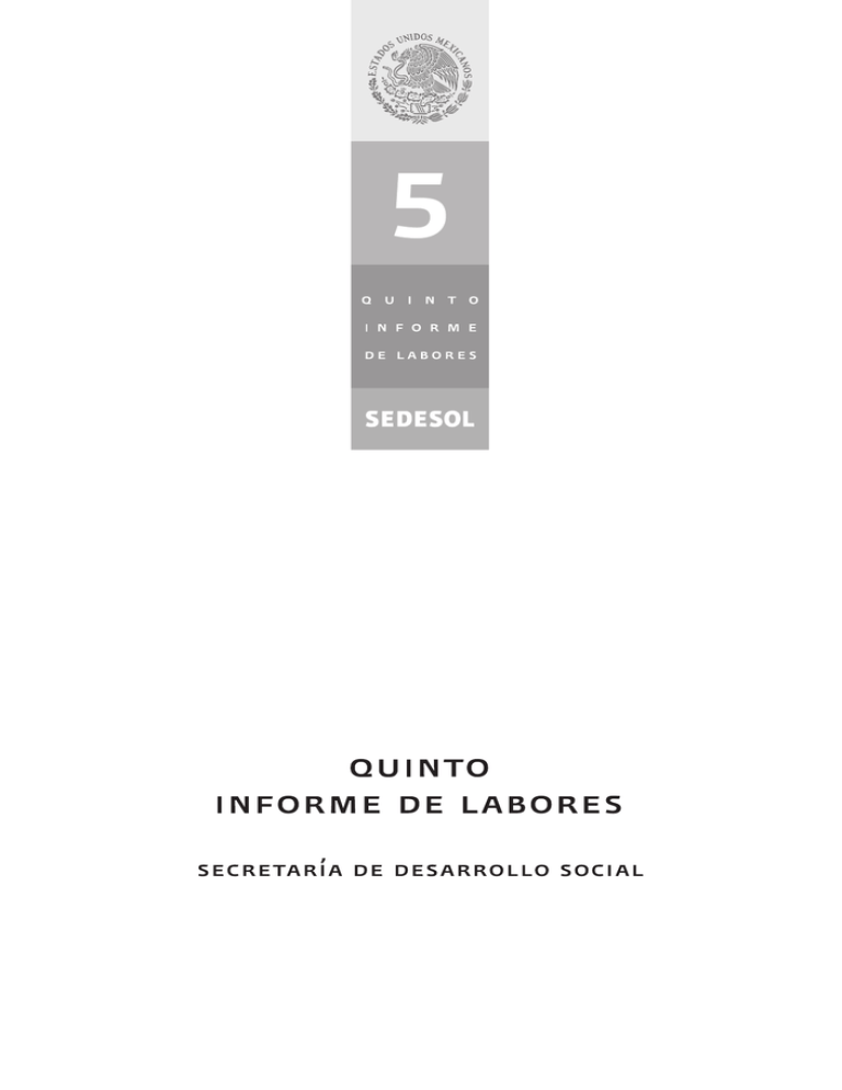 Quinto Informe De Labores Sedesol 2011