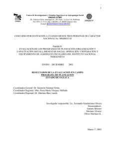 Informe Oaxaca