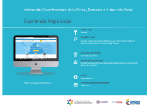 Experiencia: Mapa Social