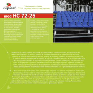 Ficha tÃ©cnica tribuna desmontable HC72-25 (PDF)