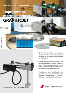 Impresora ink-jet Graphicjet (PDF)