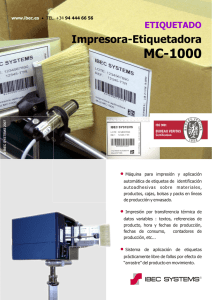 Etiquetadora de cajas y packs MC-1000 (PDF)
