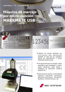 Marcadora de sobremesa MarkMate USB (PDF)