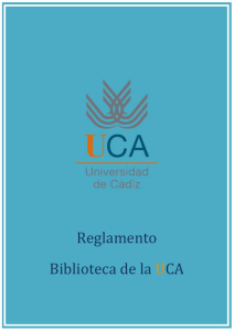   Reglamento  Biblioteca de la  CA 