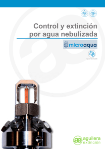 Control y extinciÃ³n por agua nebulizada Microaqua (PDF)
