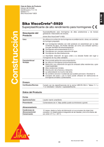 Sika ViscoCrete 5920 - R11902.1.16.