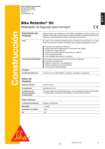 Sika Retarder 50 - R1602.7.1.