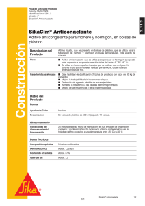 SikaCim Anticongelante - R7972.11.3.