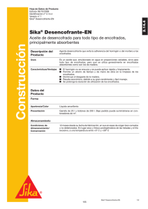 Sika Desencofrante -EN - R8022.14.4.