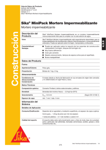 Sika Minipack Mortero Impermeabilizante - R5224.3.5.
