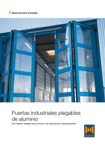 Puertas industriales plegables de aluminio (PDF)