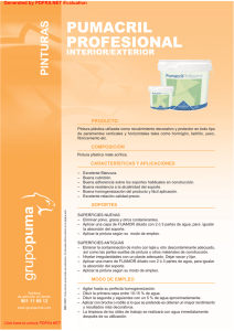 Pumacril Profesional interior-exterior (PDF)