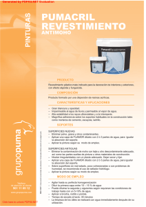 Pumacril Revestimiento Antimoho (PDF)