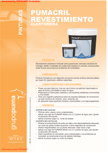 Pumacril Revestimiento ElastÃ³mera (PDF)