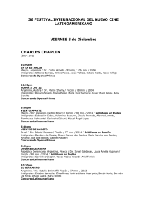 CHARLES CHAPLIN 36 FESTIVAL INTERNACIONAL DEL NUEVO CINE LATINOAMERICANO