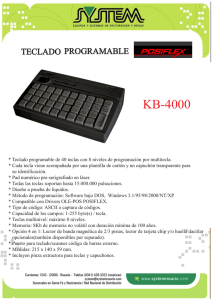 KB-4000 TECLADO PROGRAMABLE