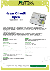 Hasar Olivetti Open Registradora Fiscal