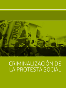 Criminalizacion de la Protesta 2014 15