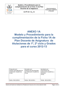 Anexo 1A - Ficha de plan docente de asignatura