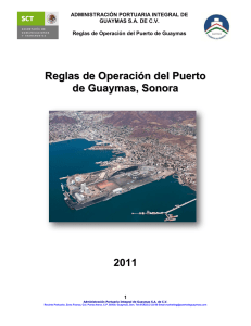 Reglas de Operación del Puerto de Guaymas