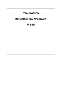 Informática - Criterios de evaluación 4º ESO