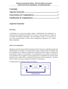  Generaciones de computadoras 