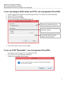  Pasos para crear una imagen ISO y crear una USB "Booteable"