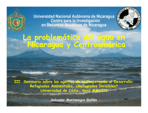 2 abril problematica agua nicaragua centroamerica