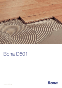Bona D501 Fastening