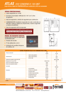 Grupo tÃ©rmico Atlas D 32 CONDENS K130 UNIT (PDF)