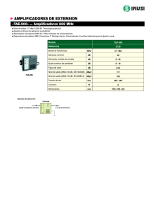 Amplificadores 862 MHz - TAE-200 (PDF)