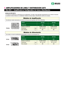 MÃ³dulos repuesto de amplificaciÃ³n - TAL-800 (PDF)