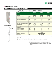 Amplificadores RF 47-862 MHz - HPA (PDF)